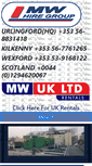 Mobile Screenshot of mwhire.com